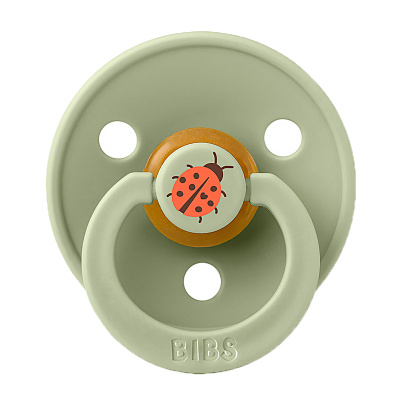 Пустышка латексная Studio Colour от 18 месяцев Ladybug Sage Bibs 30025250 1